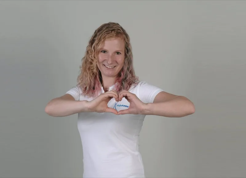 Elżbieta Kielanowska - fizjoterapeutka FizjoArena podczas pracy