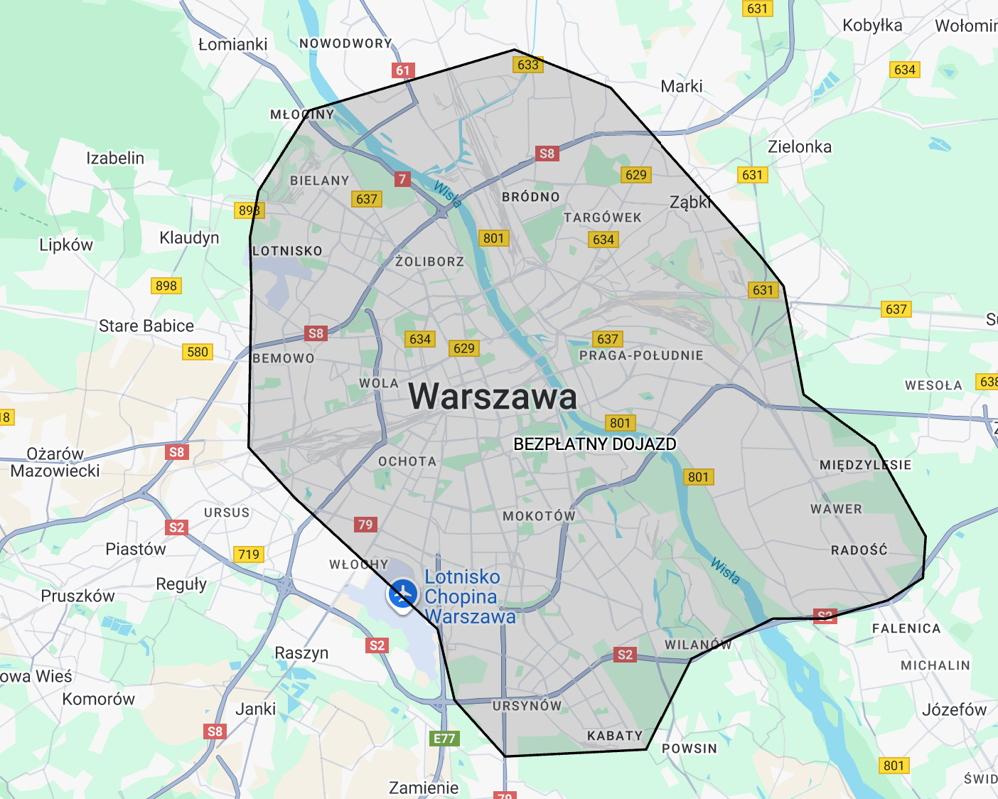 domowa rehabilitacja - mapa_dojazdu